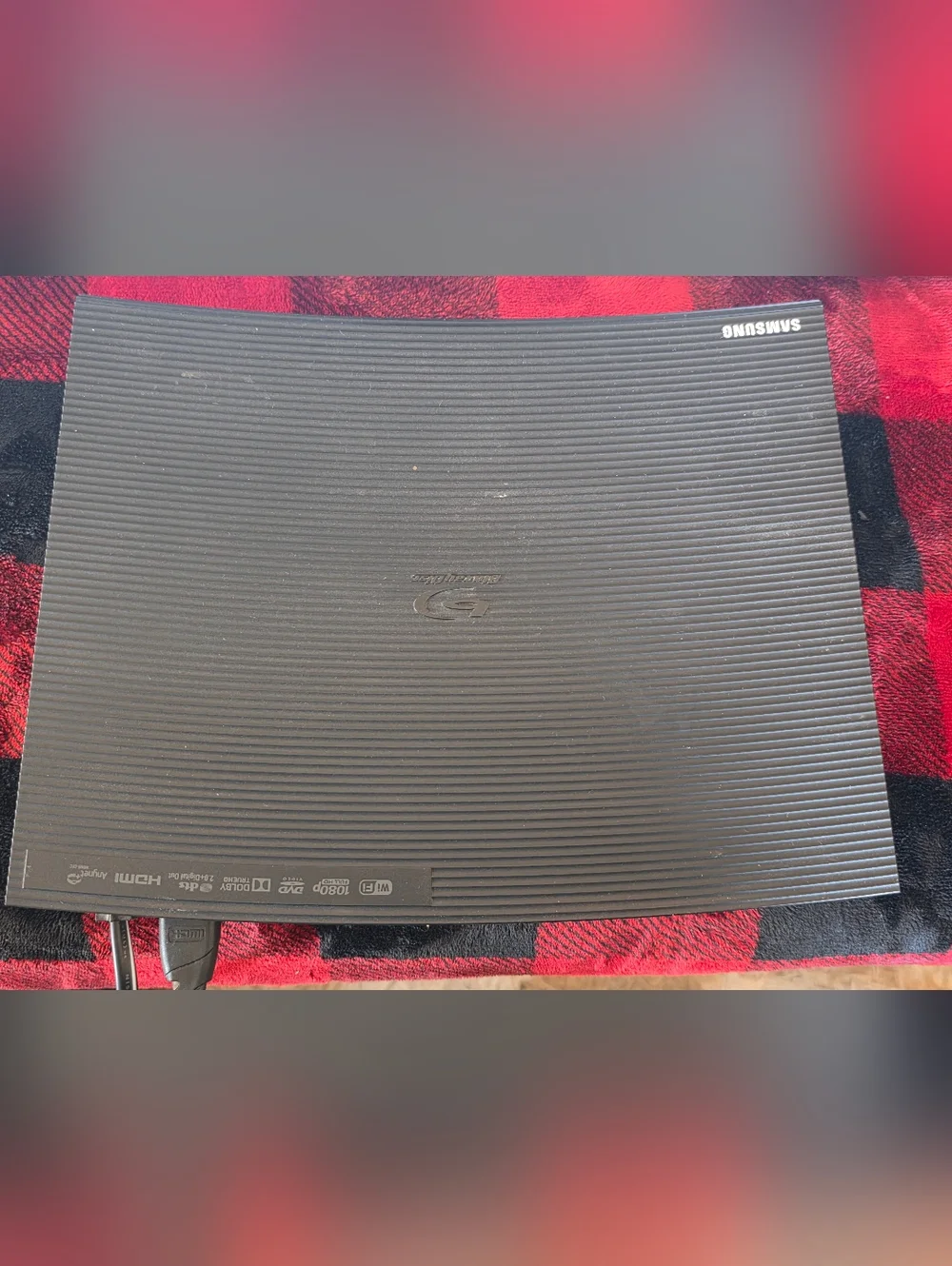 Samsung Slim External DVD Drive BD-JM57C Blu-ray DVD Player Wi-Fi Stream